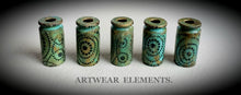 Load image into Gallery viewer, NEW! Primitive Bead Caps, LOLLY SPIFFS, Art Beads, Primitive Findings, Tassel Bead Caps, ArtWear Elements®