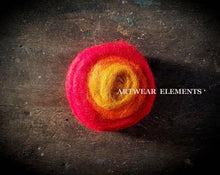 Load image into Gallery viewer, WOoL Roving, 100% Multi-Colored Wool Roving Roll, Spinning Fiber, Art Supply, Artwear Elements

