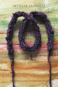 Handmade Necklace Cord, Woven Art Cord, Artwear Elements®
