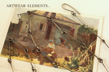 Load image into Gallery viewer, Linked Art Chain & Hook, Handmade Necklace Chain, ArtWear Elements®