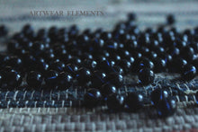 Load image into Gallery viewer, Vintage Semi Opaque Dark Blue Beads, 8mm, Sold Per 5, Beads, ArtWear Elements®