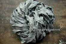 Load image into Gallery viewer, Recycled Sari Silk, Gray Goose, ArtWear Elements
