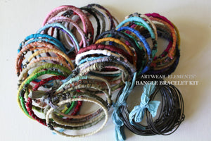 Bangle Sets, Choose Your Colors, Handmade Bangles, Bracelets, ArtWear Elements