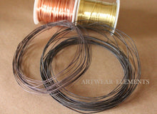 Load image into Gallery viewer, Wire, Antiqued Oxidized Wire, Copper, Brass, Combo Packs, Jewelry Wire, ArtWear Elements®
