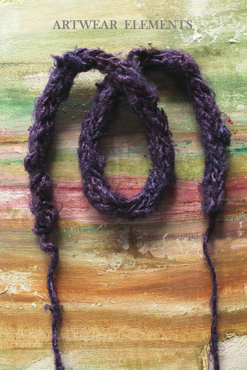 Handmade Silk Cord, Woven Art Cord, Silk Cord, Jewelry Components, Art –  ArtWear Elements®