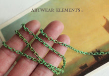 Load image into Gallery viewer, Cable Chain, Hand Patinated Art Chain, Artwear Elements®
