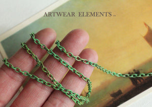 Cable Chain, Hand Patinated Art Chain, Artwear Elements®