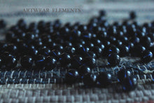 Load image into Gallery viewer, Vintage Semi Opaque Dark Blue Beads, 8mm, Sold Per 5, Beads, ArtWear Elements®
