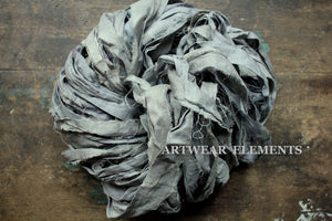 Recycled Sari Silk, Gray Goose, ArtWear Elements