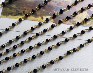 Vintage Bead Chain, Necklace Chain, Raw Brass Chain, Quality Jewelry Chain, ArtWear Elements®